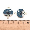 Alloy Enamel Pendants PALLOY-N176-29E-RS-3