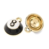 Alloy Rhinestone Pendants AL-CBA7256-02G-3