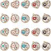40Pcs 10 Style Rack Alloy Enamel Pendants ENAM-NB0001-65-1