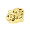 Hollow Brass Pendants for Valentine's Day KK-M289-03V-G-2