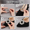 6Pcs 3 Styles Alloy Rhinestone Shoe Buckle Clips AJEW-PH0011-57-4
