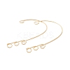 316 Stainless Steel Ear Cuff Findings Ion Plating(IP) X-STAS-H148-01G-3