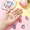 10Pcs Transparent Glass Pendants GLAA-YW0004-20A-4