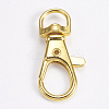 Zinc Alloy Swivel Lobster Claw Clasps X-PALLOY-WH0011-01G-2