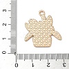 Small Potted Plant with Dog Alloy Enamel Pendants LS-ENAM-I083-01KCG-03-3
