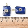 Dyed Natural Lapis Lazuli Pendants G-I391-03G-03-3