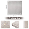 Square Glass Fibre Picnic Mat AJEW-WH0248-546B-2