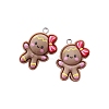 Christmas Opaque Resin Pendants RESI-G043-B09-1