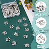 120Pcs Tibetan Style Alloy Pendants TIBE-DC0001-14B-4