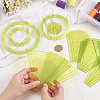 Acrylic Sewing Patchwork Ruler Sets DIY-WH0028-98-3