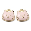 Golden Plated Alloy Charms ENAM-L042-01G-02-2