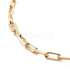 2Pcs 2 Style Brass Paperclip Chains & 304 Stainless Steel Satellite Chains Bracelets Set BJEW-JB08620-01-8