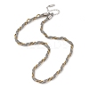 4MM 304 Stainless Steel Rope Chain Necklaces NJEW-Z095-01GP-02-3