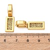Tibetan Style Alloy Glue-on Flat Pad Bails LS-TIBE-4710-AG-RS-3