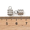 Tarnish Resistant 201 Stainless Steel Cord Ends STAS-R063-27-2