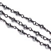 Handmade Non-magnetic Synthetic Hematite Beaded Chains CHC-F007-16B-02-3
