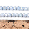 Anti-Tarnish Electroplate Glass Beads Strands EGLA-T021-4mm-15-07-4