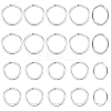 40Pcs 2 Styles 304 Stainless Steel Split Key Rings STAS-CY0001-03-7