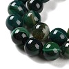 Natural Striped Agate/Banded Agate Beads Strands G-Z060-A01-C22-4