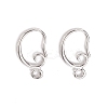 Brass Earring Hooks LS-KK-F828-02P-1