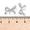Rack Plating Brass Micro Pave Clear Cubic Zirconia Pendants KK-M280-15P-3