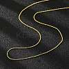 Brass Ball Chain Necklaces MAK-L009-06G-3