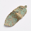 Tibetan Style Alloy Pendants X-PALLOY-F187-05ABG-2