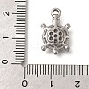 304 Stainless Steel Pendant Rhinestone Settings STAS-M075-10P-3