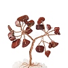 Natural Red Jasper Chips Tree of Life Decorations DJEW-P022-01B-02-2