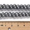 Glazed Porcelain Rondelle Beads PORC-Q001-01G-4