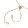 2MM Brass Cable Chain Slider Bracelet Making AJEW-JB01560-4