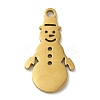 Christmas 201 Stainless Steel Pendants LS-STAS-D053-01G-1