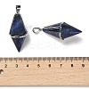 Natural Lapis Lazuli Pointed Pendants G-F763-04P-07-3