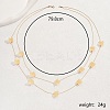 Elegant 201 Stainless Steel Multi-Layer Butterfly Necklace for Women's Party XD6071-1