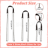 3Pcs 3 Styles PU Leather Bag Straps FIND-WR0009-99C-2