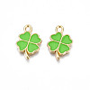 Rack Plating Alloy Enamel Pendants LS-X-ENAM-N055-088-02LG-2