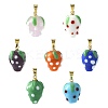 8Pcs Handmade Lampwork Pendants LAMP-FS0001-52A-1