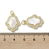 Brass Micro Pave Cubic Zirconia Pendants KK-G485-22B-G-3
