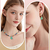 6Pcs 2 Colors Brass Pendants KK-BBC0021-45-4
