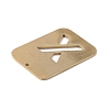 Ion Plating(IP) 304 Stainless Steel Pendants STAS-K216-49X-G-4