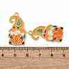 Thanksgiving Day Alloy Enamel Pendants ENAM-V002-02H-G-3