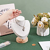 1Pc Microfiber Necklace Display Stands NDIS-NB0001-09-3