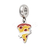 304 Stainless Steel Enamel European Dangle Charms STAS-D153-05B-P-1