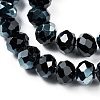 Electroplate Glass Beads Strands EGLA-A034-T3mm-K06-4