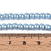 Baking Paint Pearlized Glass Pearl Round Bead Strands HY-Q003-4mm-24-A-4