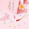 100Pcs Glass Teardrop Pendants GLAA-CJ0002-79-6