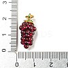 Natural Garnet Round Cluster Pendants LS-G-D094-07G-3