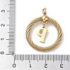 304 Stainless Steel Pendants STAS-D154-01P-G-3
