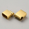 316L Stainless Steel Magnetic Clasps with Glue-in Ends STAS-WH0036-26MG-2