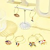 Independence Day DIY Wine Glass Charms  Making Kits DIY-FS0009-55-8